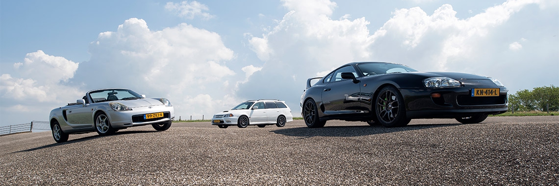 3 Toyota's met ieder een eigen karakter