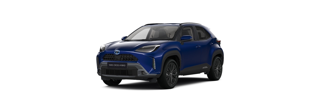Toyota-Yaris-Cross-exterieur-schuinvoor-blauw